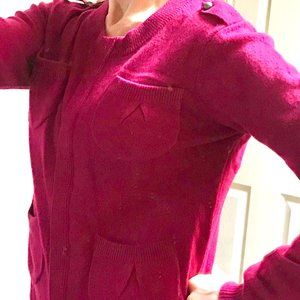 Aqua 100% Cashmere Sweater size L